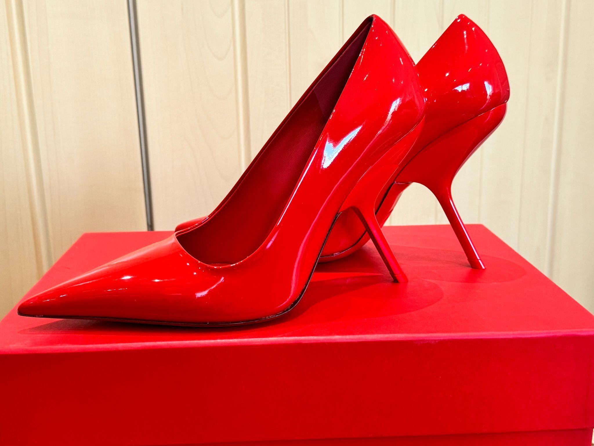 Ferragamo Red Eva Pumps
