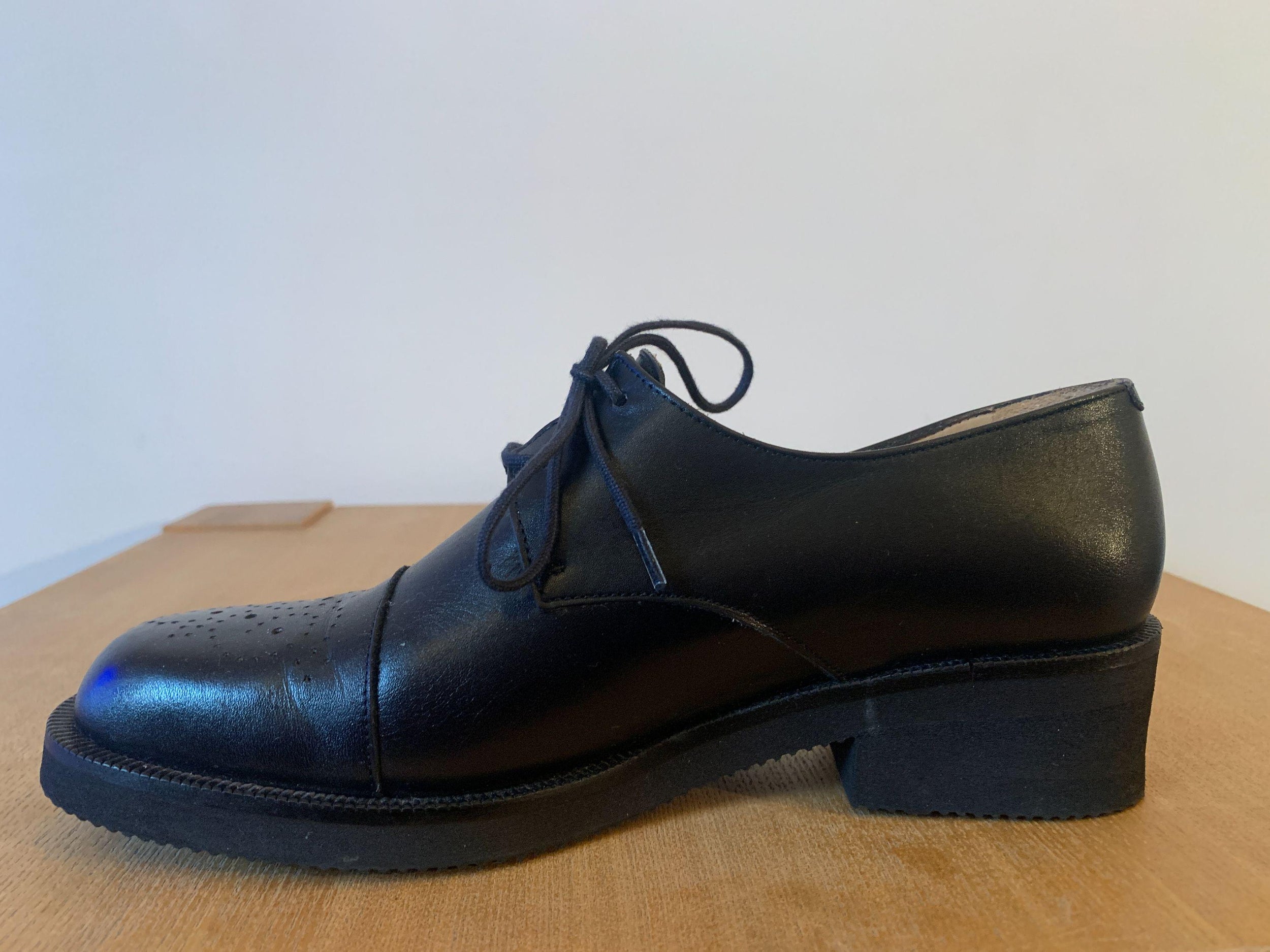 Robert Clegerie Black Leather Brogues