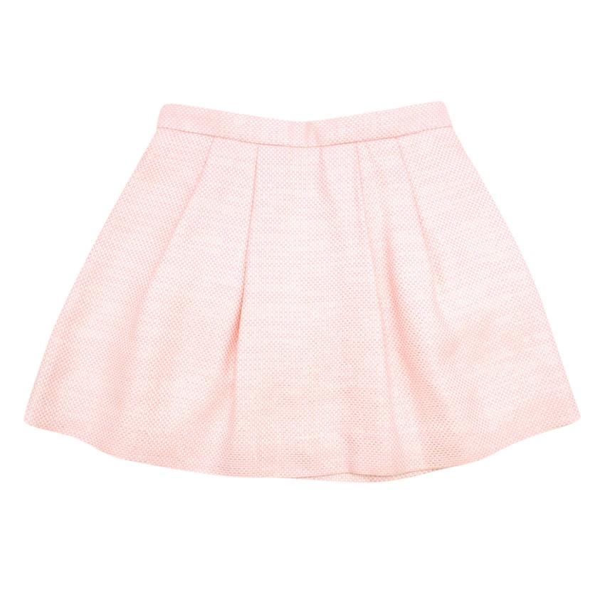 =Bonpoint Girls 6Y Pink Metallic Skirt