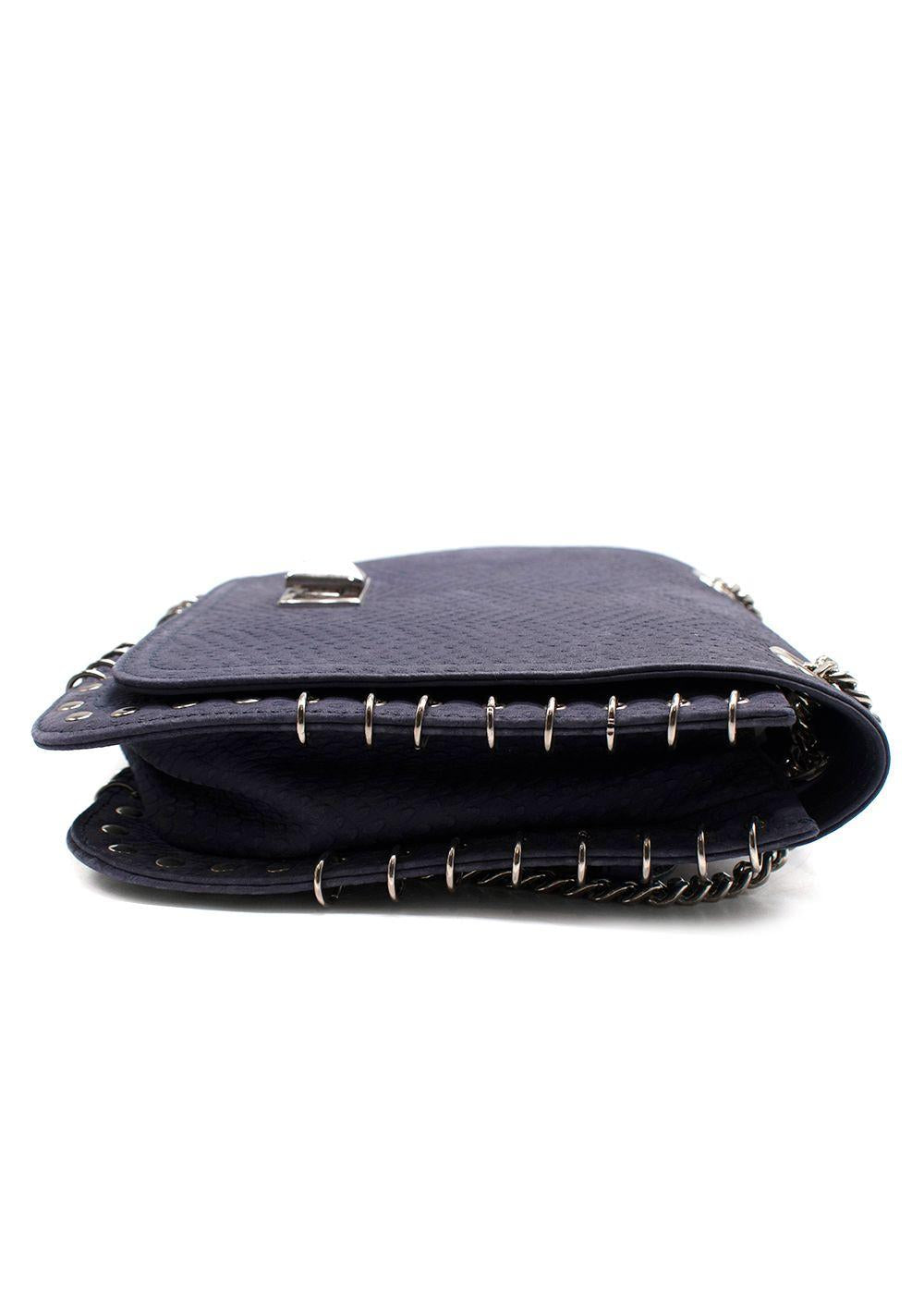 Emilio Pucci Navy Blue Shoulder Bag