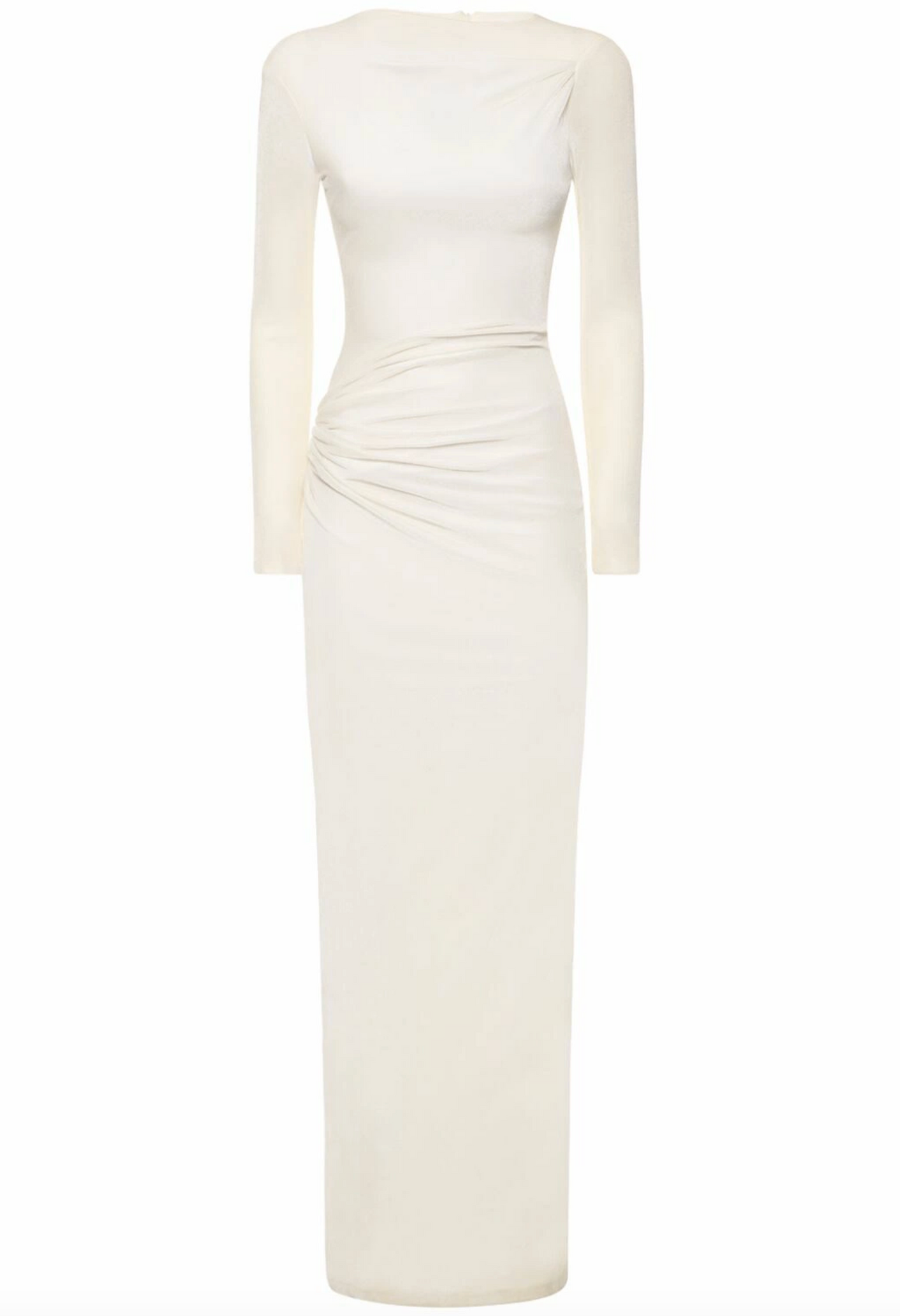 16arlington Nubria Draped Velvet Maxi Dress