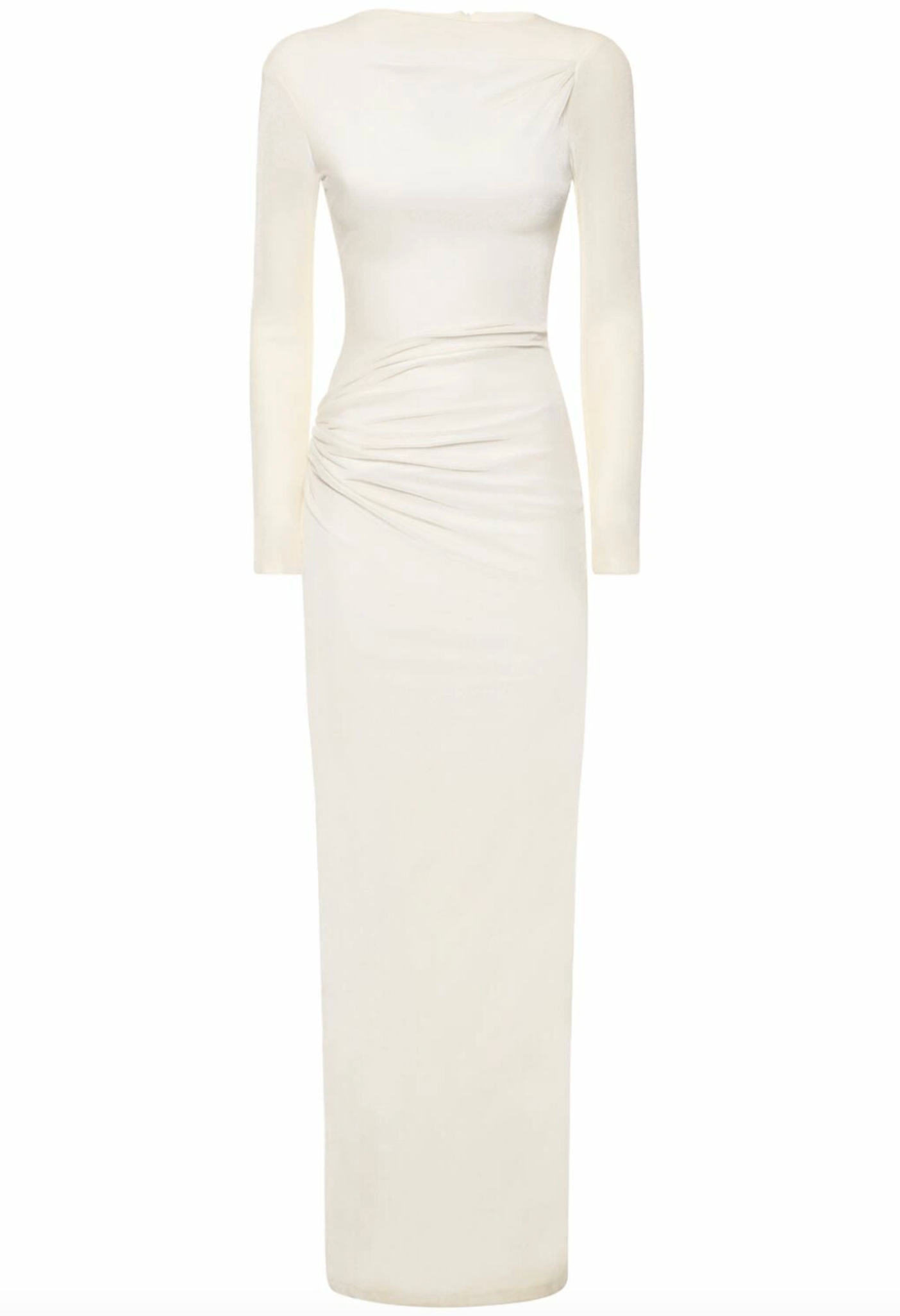 16arlington Nubria Draped Velvet Maxi Dress