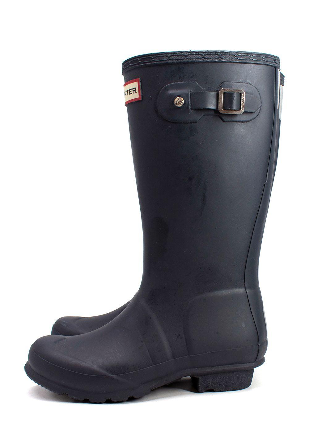 Kids Size 33 Carbon Wellington Boots