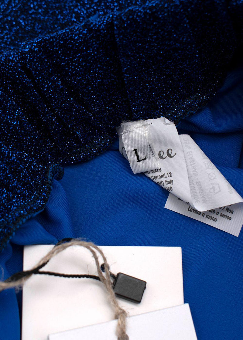 Kids L Blue Lurex Lumiere Shorts
