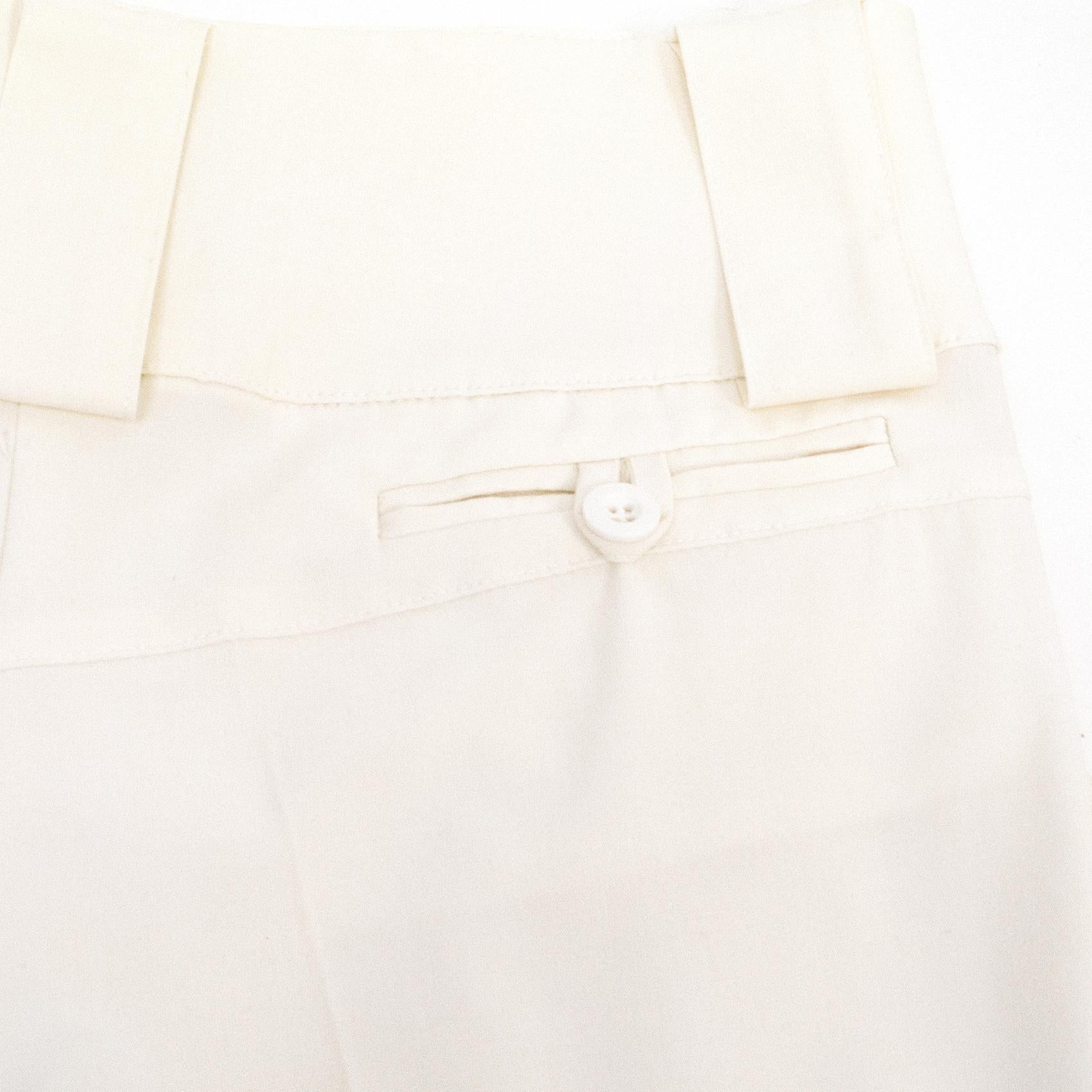 JC De Castelbajac Cream Trousers