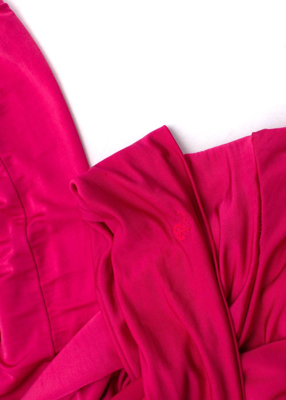 Pink Polo Neck Top