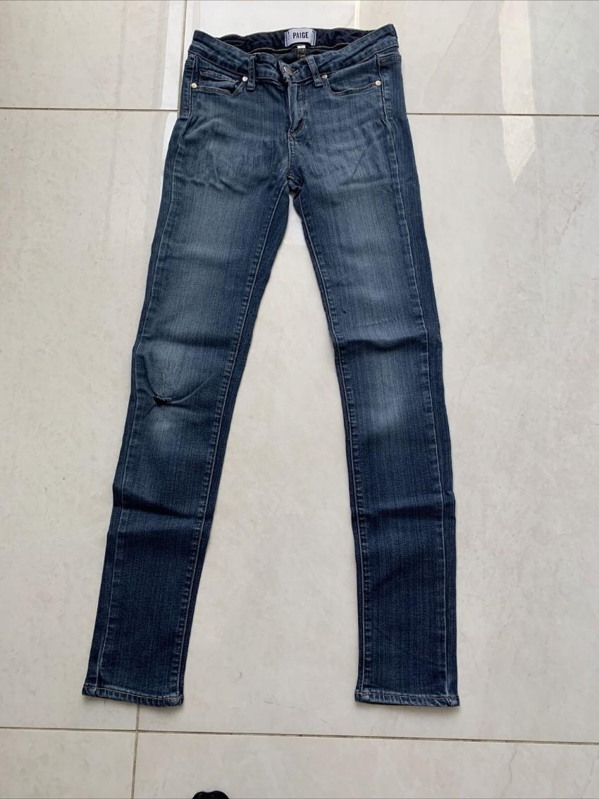 Paige Blue Skyline Skinny Jeans