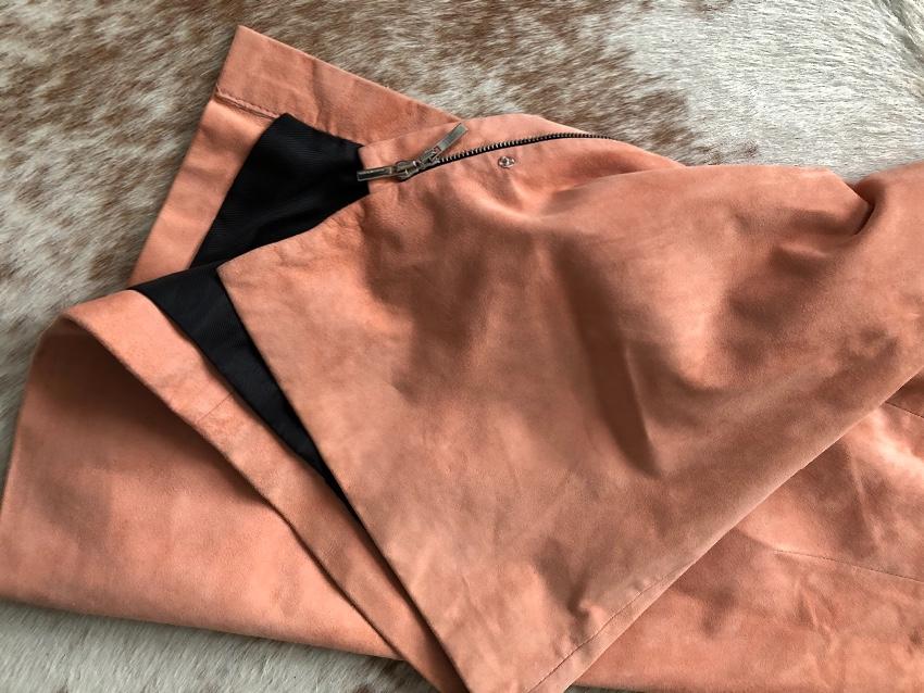 Balenciaga Suede A-Line Sleeveless Dress
