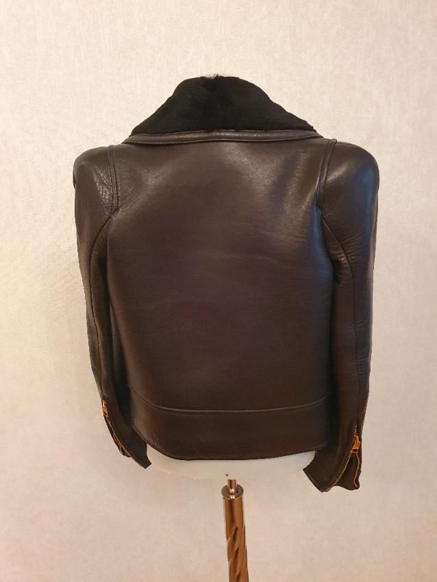 Tom Ford Fur Lined Leather Aviator Jacket