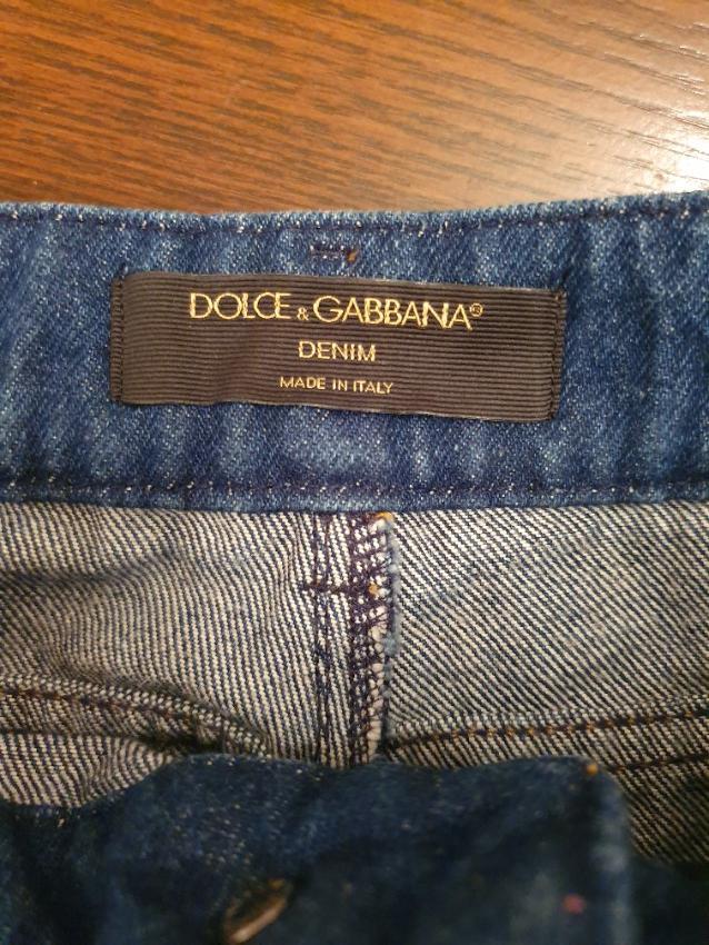 Dolce & Gabbana Contrast Pocket Denim Shorts