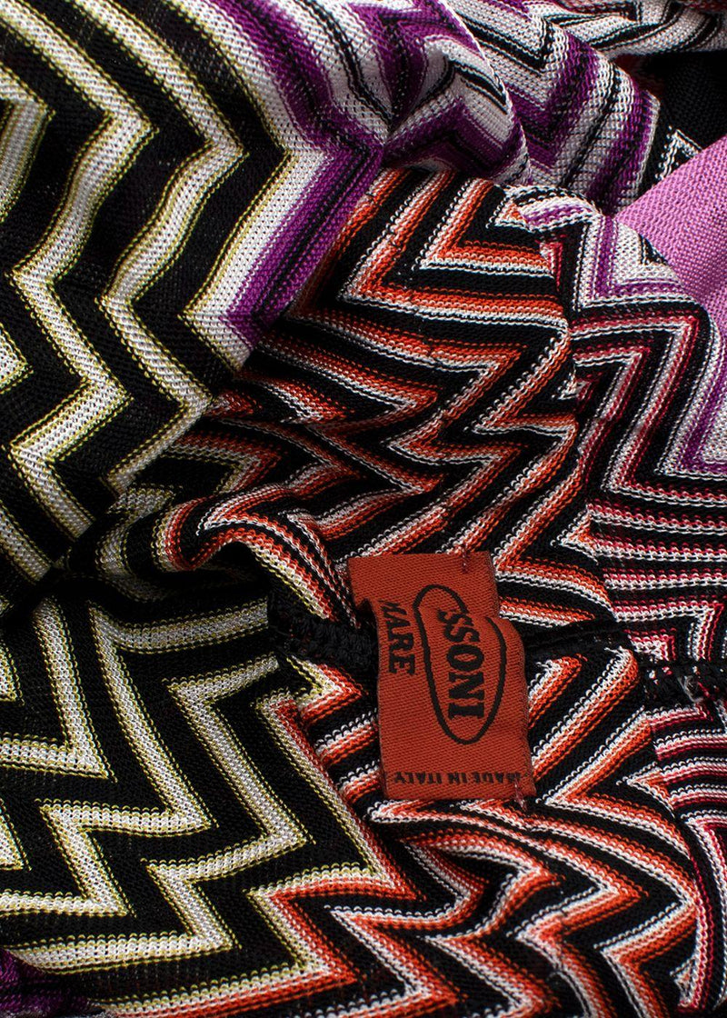 Missoni Mare Multicoloured Halterneck Split Leg Jumpsuit