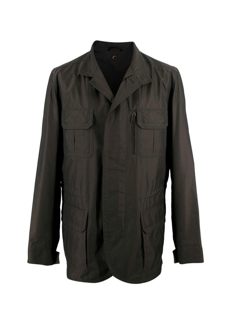 Ermenegildo Zegna Dark Brown Field Jacket