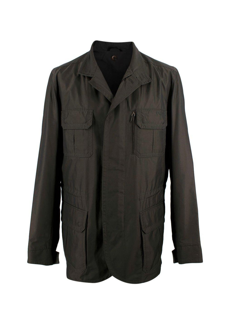 Ermenegildo Zegna Dark Brown Field Jacket