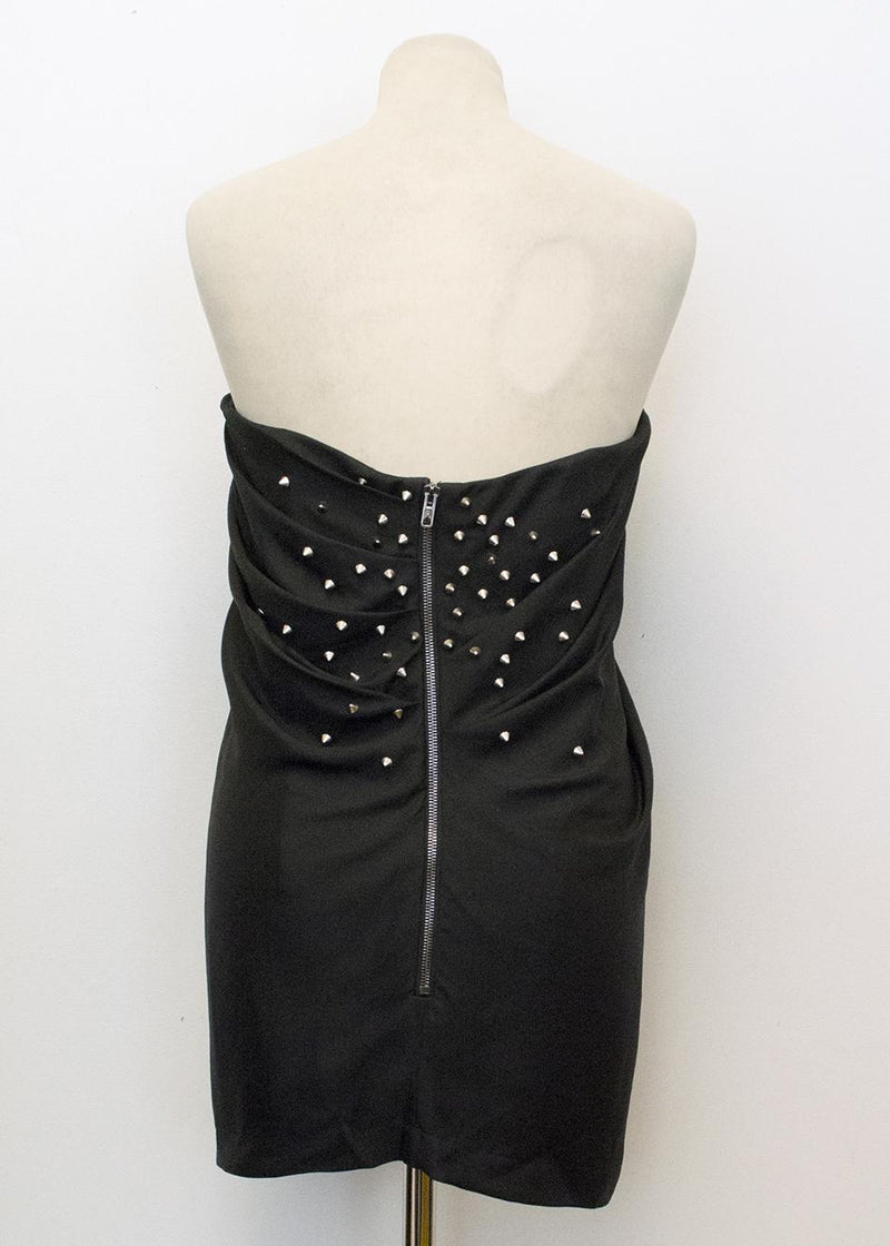 Jay Ahr Black Silk Sleeveless Dress