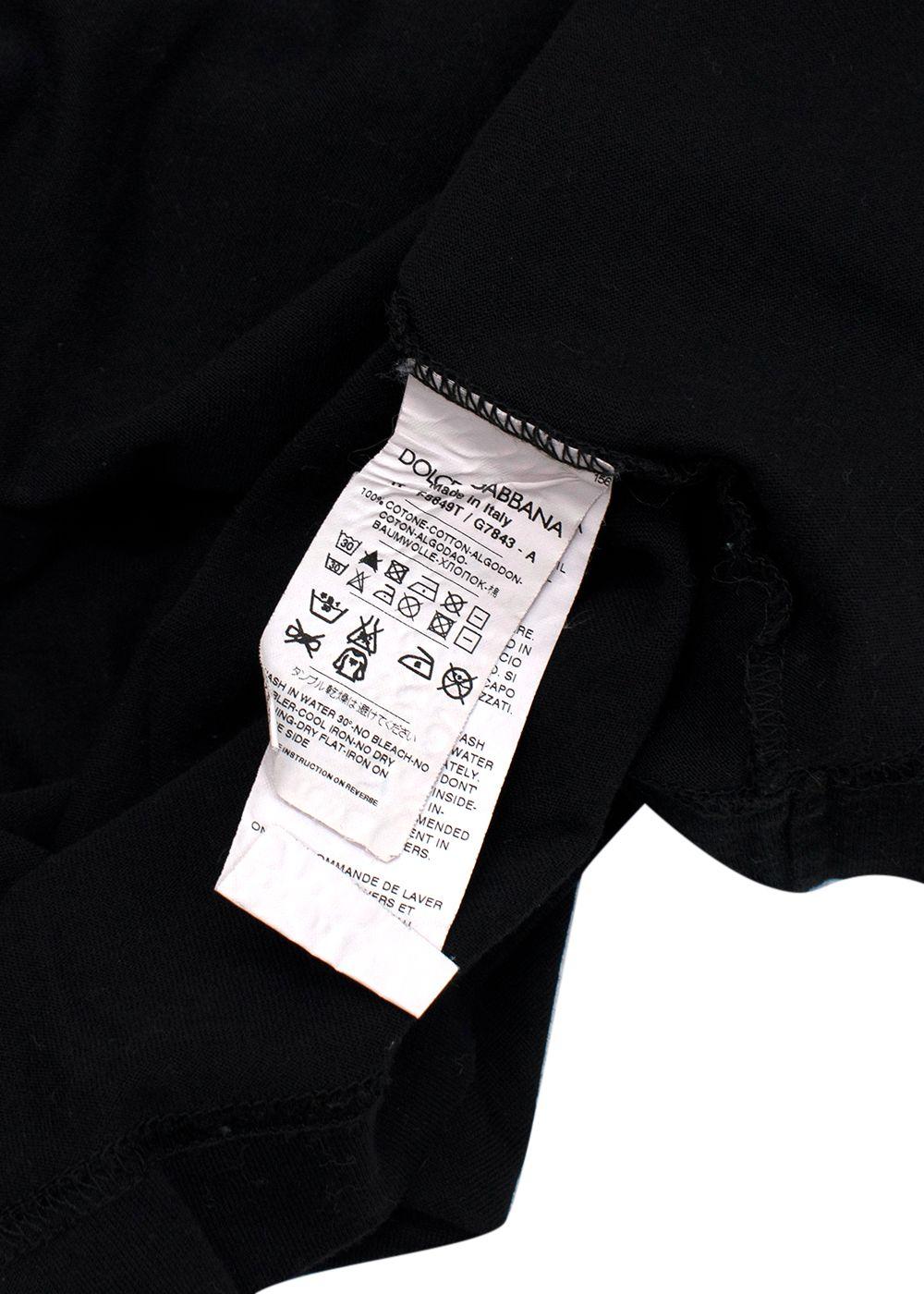Black Cotton Jersey Vest