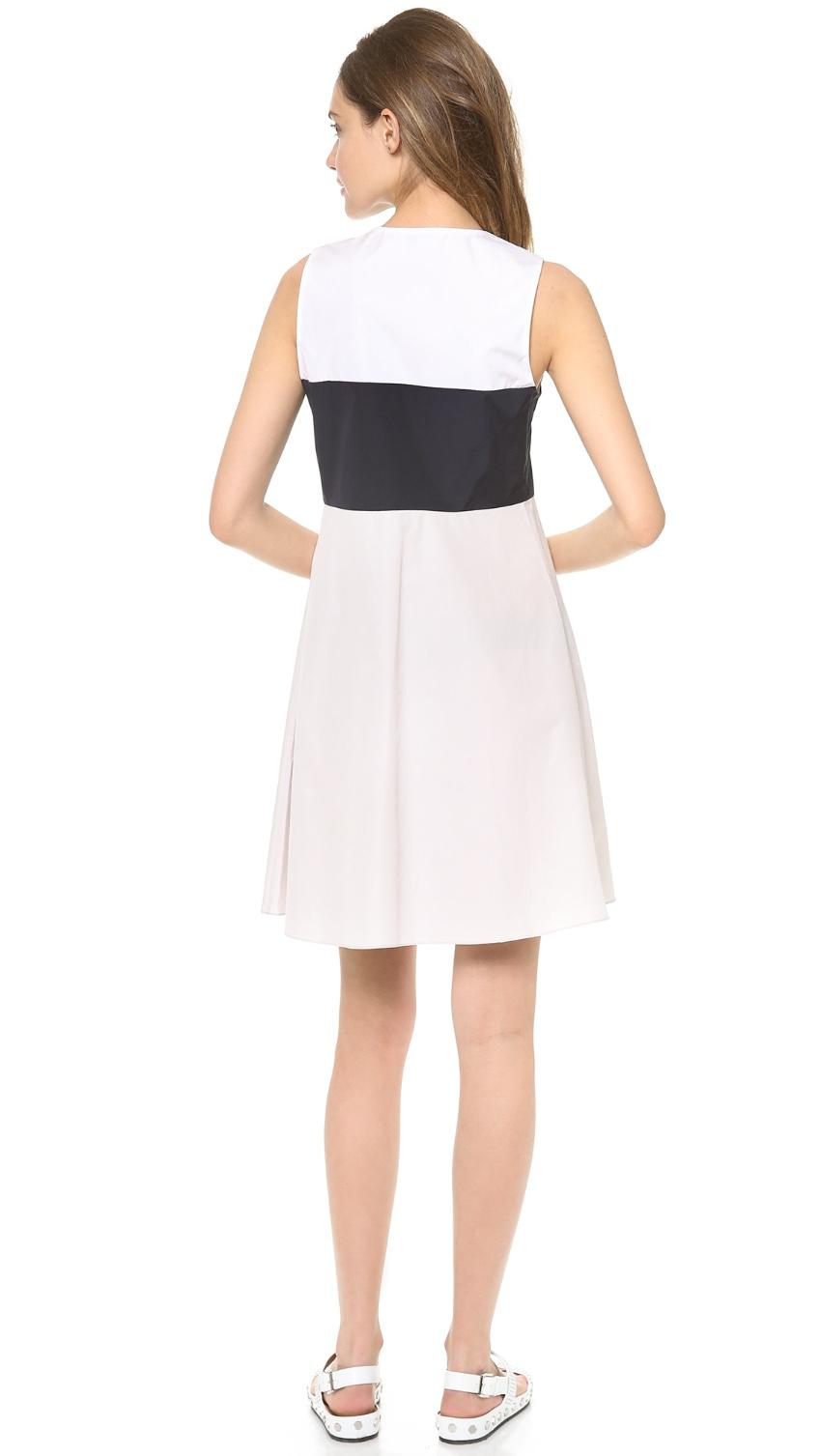 Joseph Colourblock Sleeveless Shift Dress