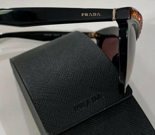Prada Black Limited Edition Crystal Embellished Sunglasses