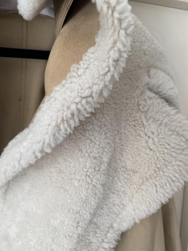 Sharon Wauchob Shearling Lined Cotton Trench Coat