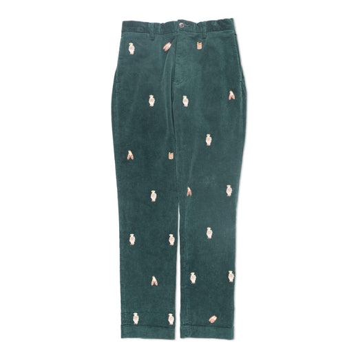 Polo Ralph Lauren Cotton Stretch Corduroy Embroidered Slim Fit Trousers
