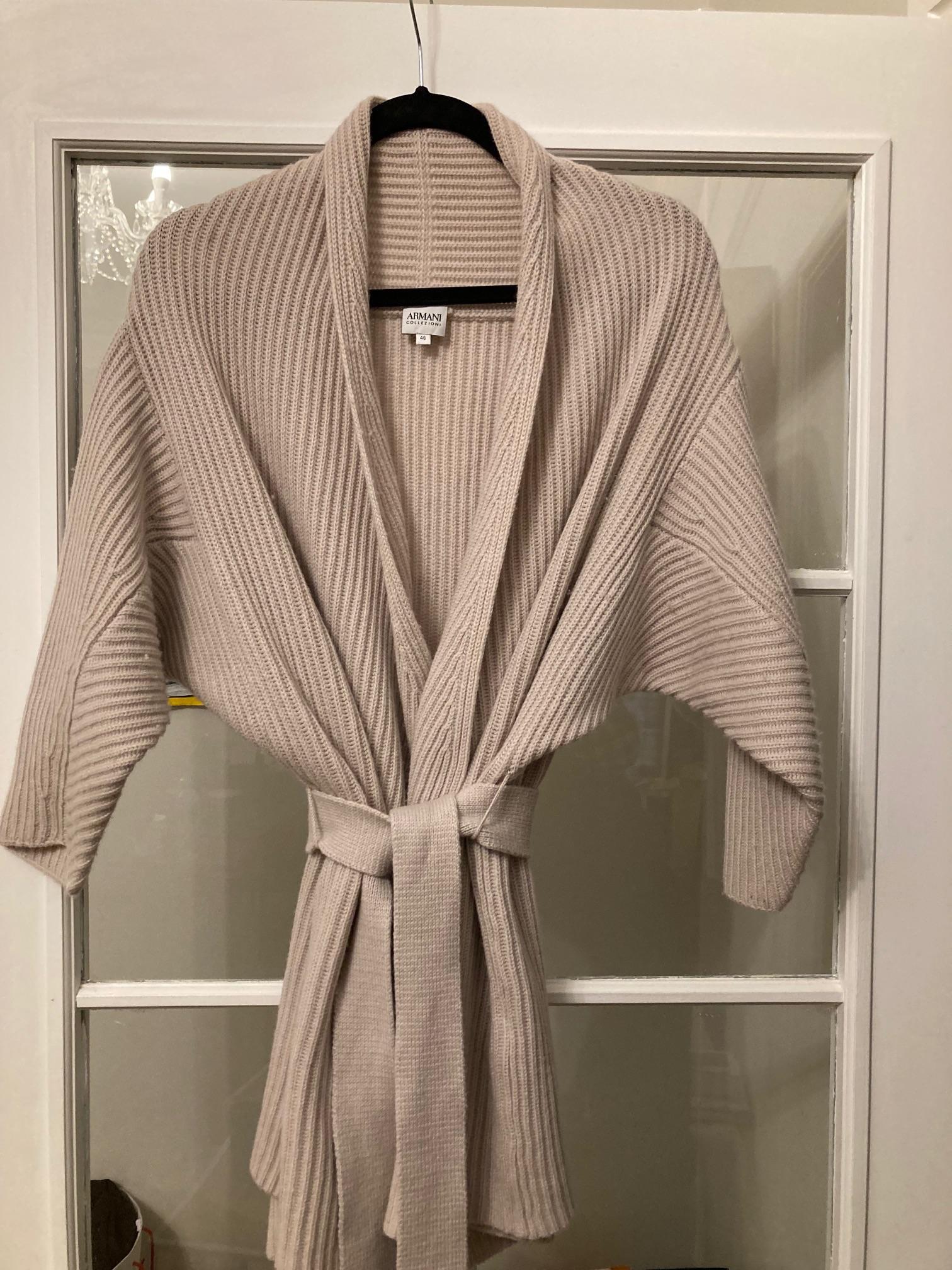 Cashmere & Wool Belted Cardigan