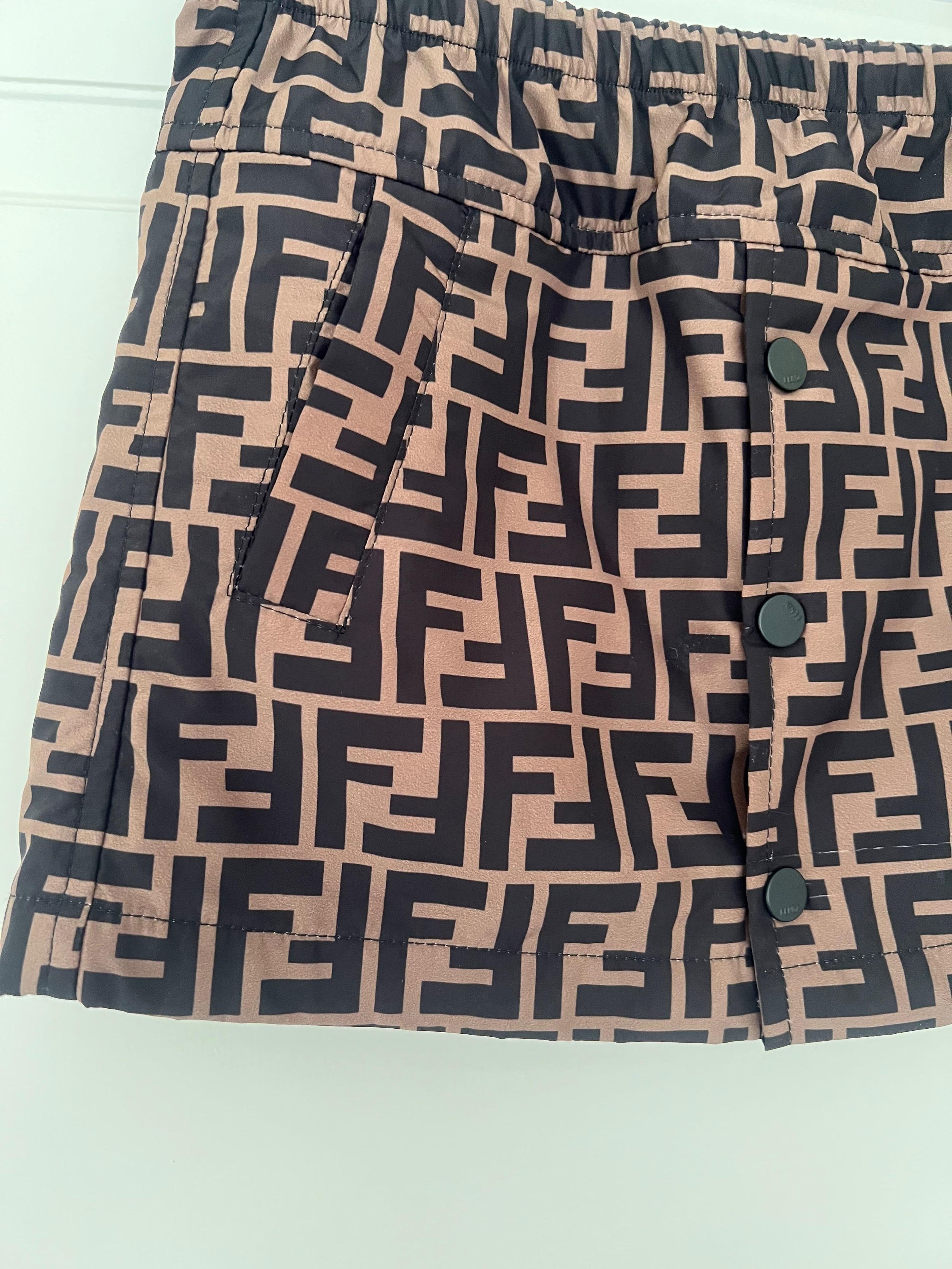 Kids 4Y FF motif skirt