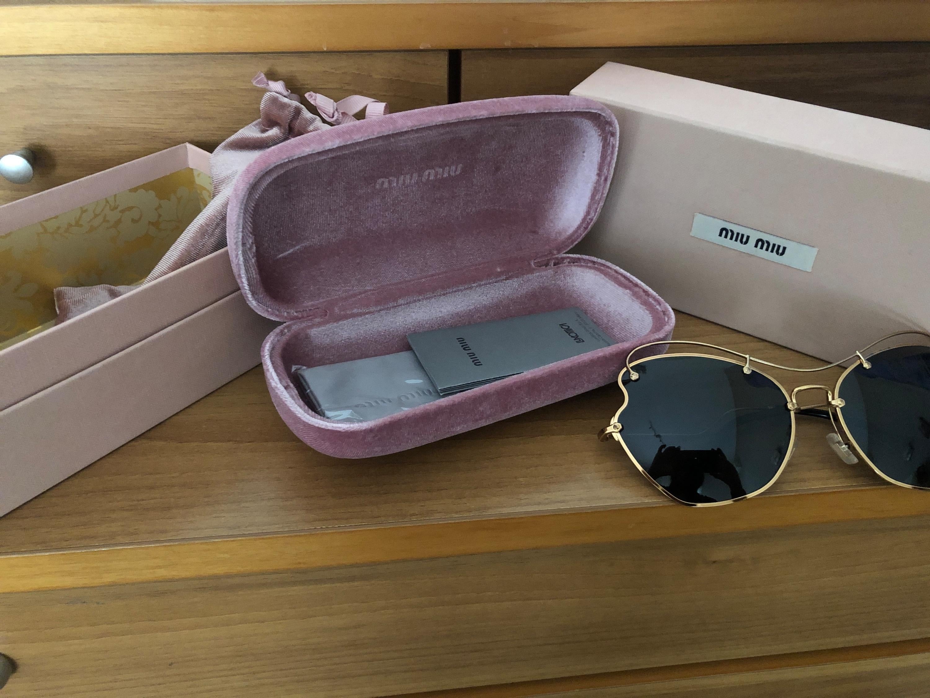 Metal Frame Cat Eye Sunglasses