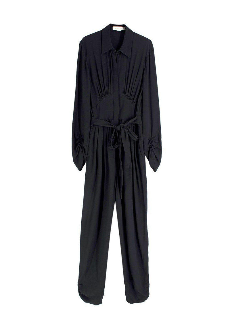 Stella McCartney Belted Black Jumpsuit