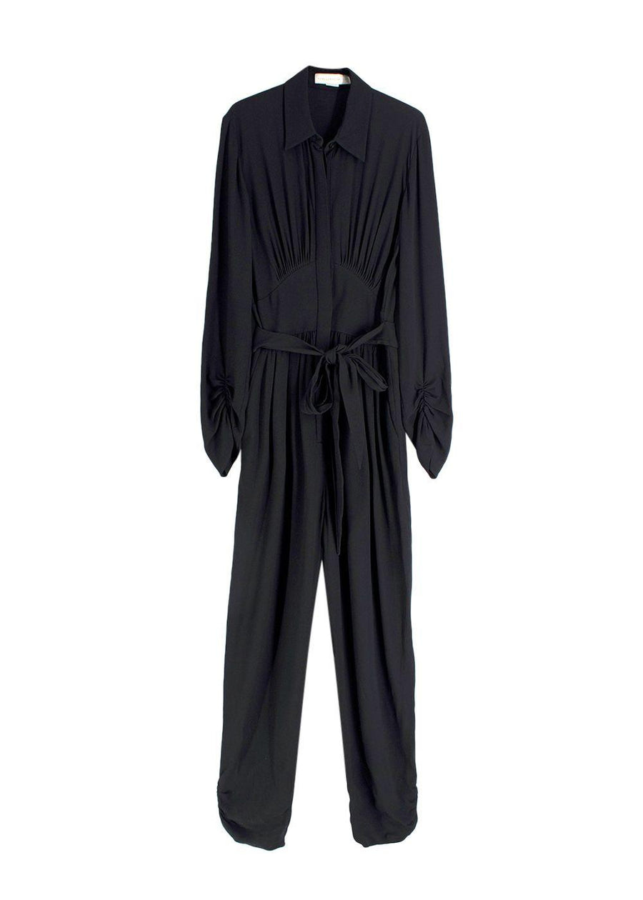 Stella McCartney Belted Black Jumpsuit