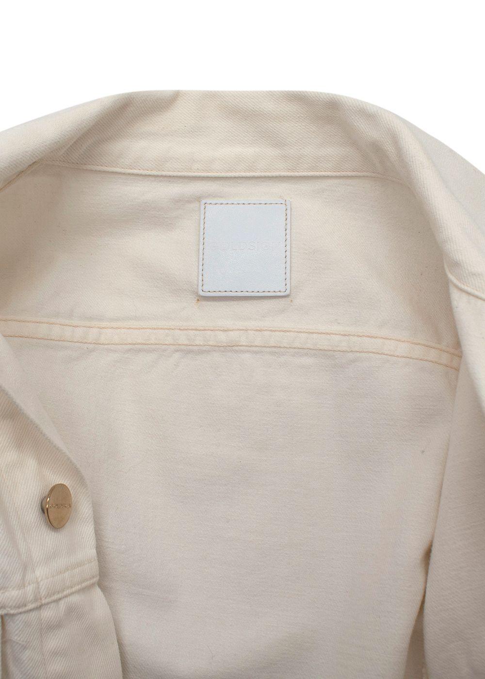 Goldsign Ecru Denim Jacket