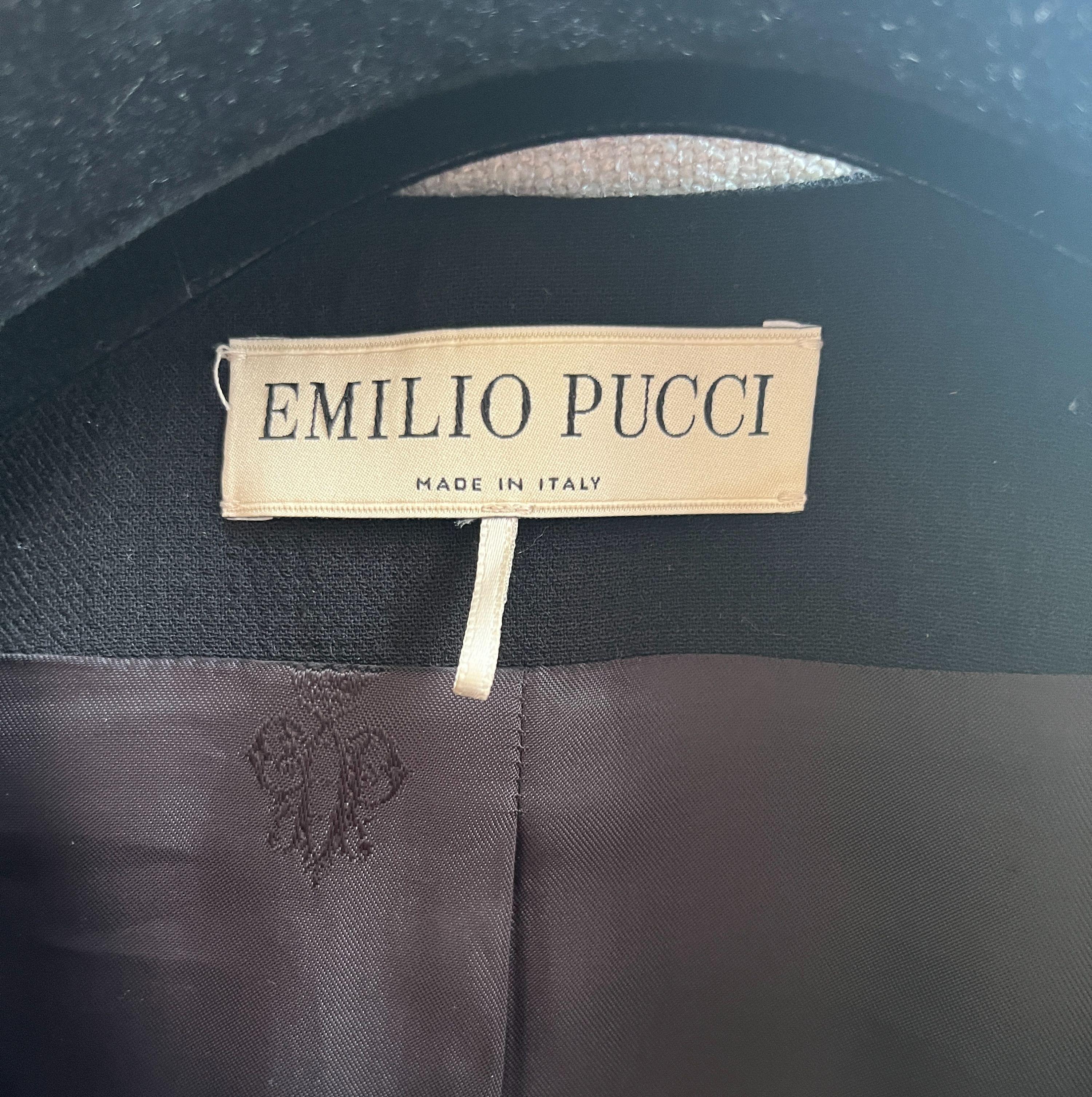 Emilio Pucci Clothing 42 IT Black