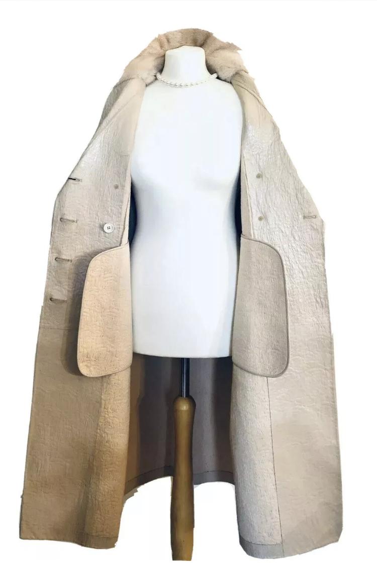 Alexander Mcqueen Coat With Mink Fur Collar