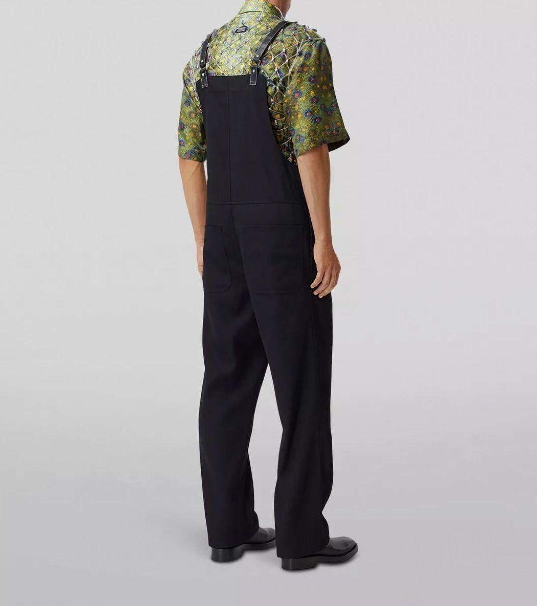 Burberry Black Mohair Blend Jumpsuit
