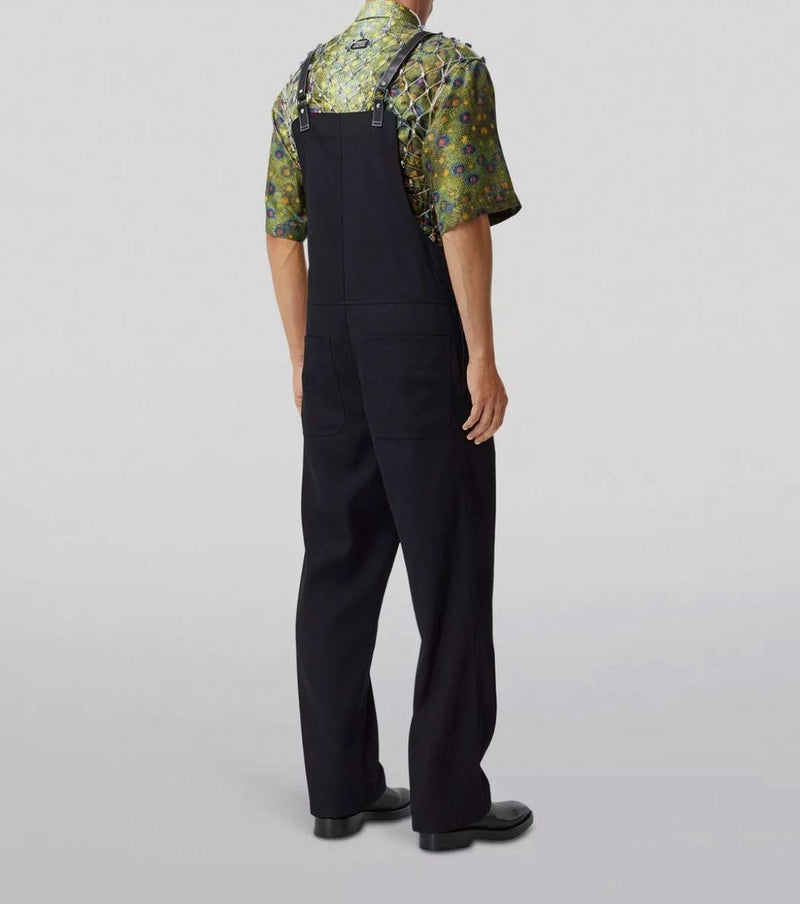 Burberry Black Mohair Blend Jumpsuit