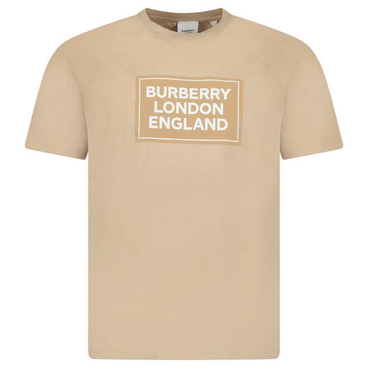 Burberry Beige Cotton T-Shirt