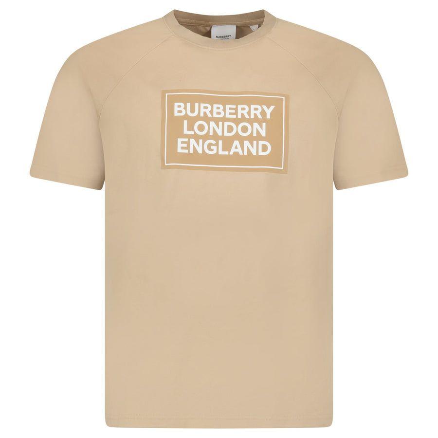 Burberry Beige Cotton T-Shirt
