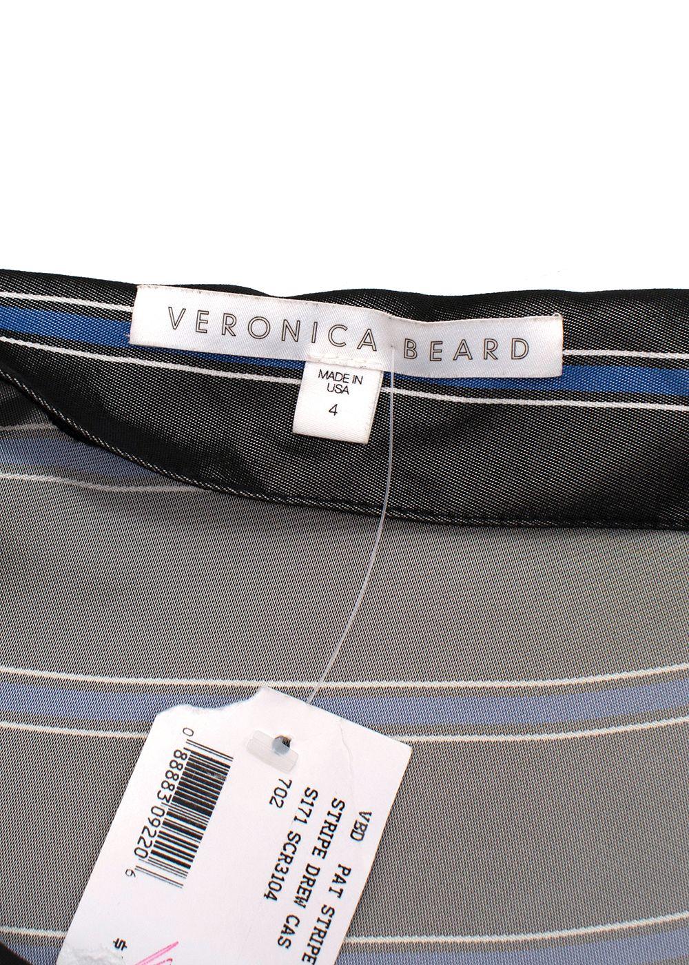 Veronica Beard Striped Midi Skirt