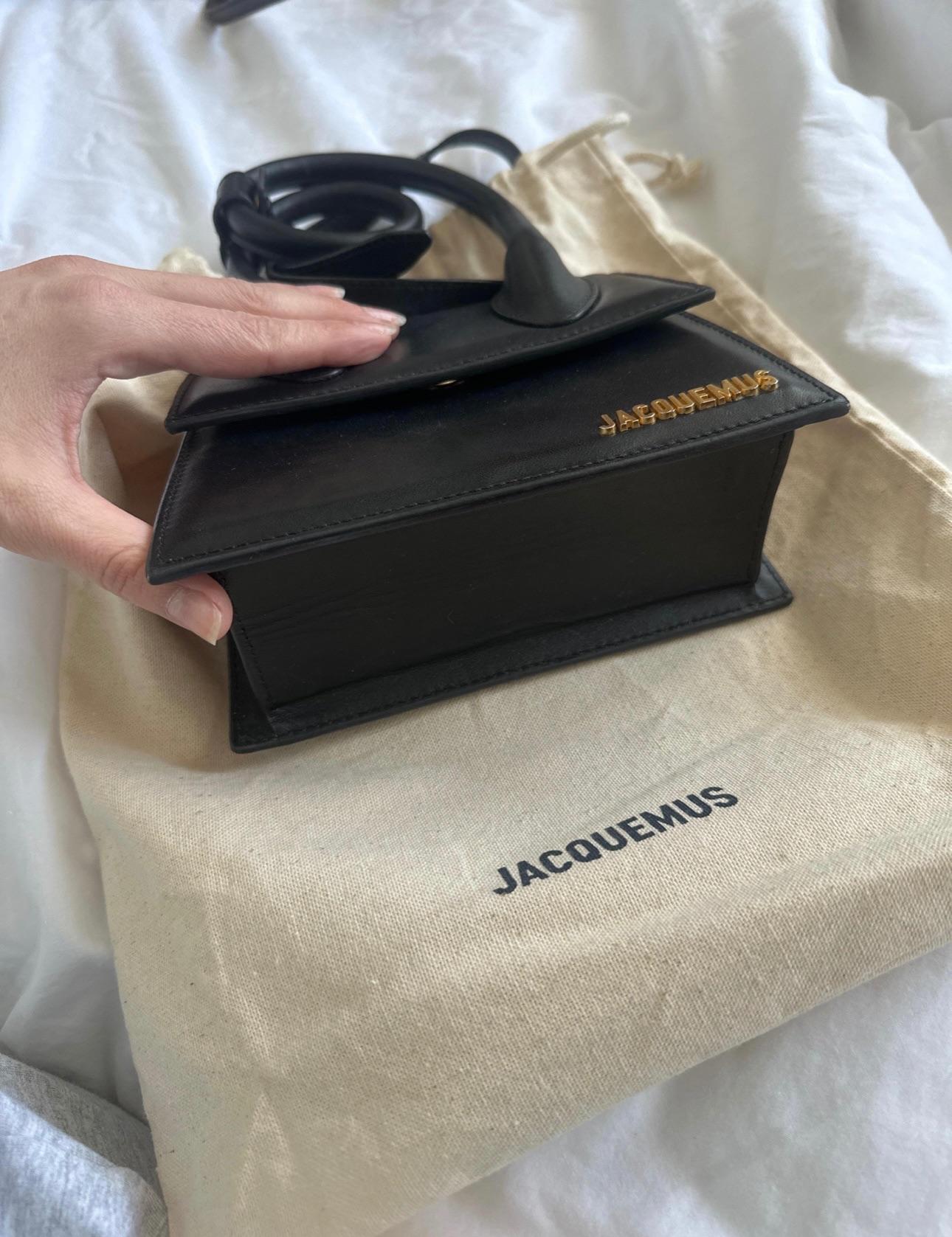 Jacquemus Black Leather Le Chiquito Bag