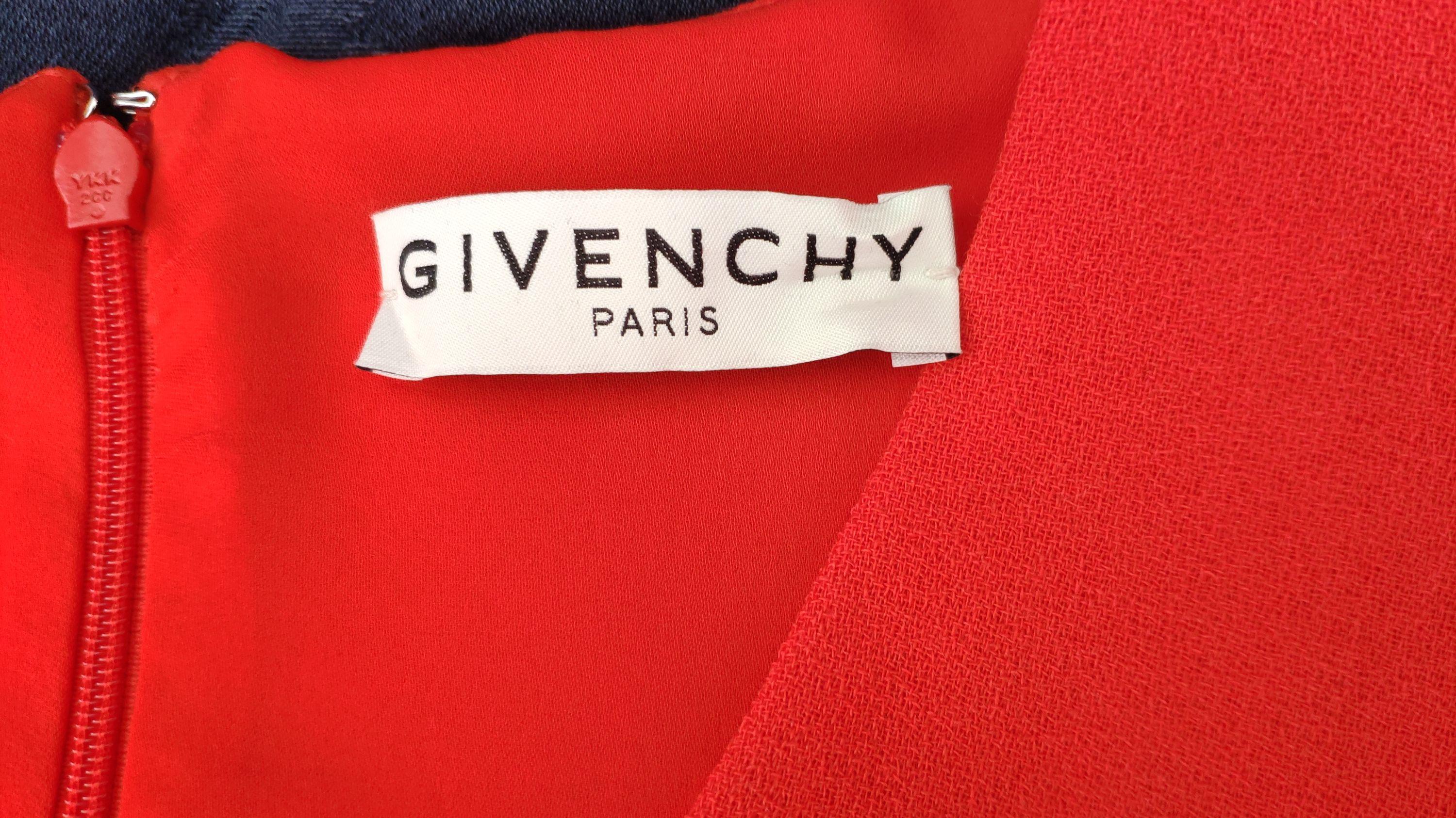 Red Wool Crepe Tea Dress
