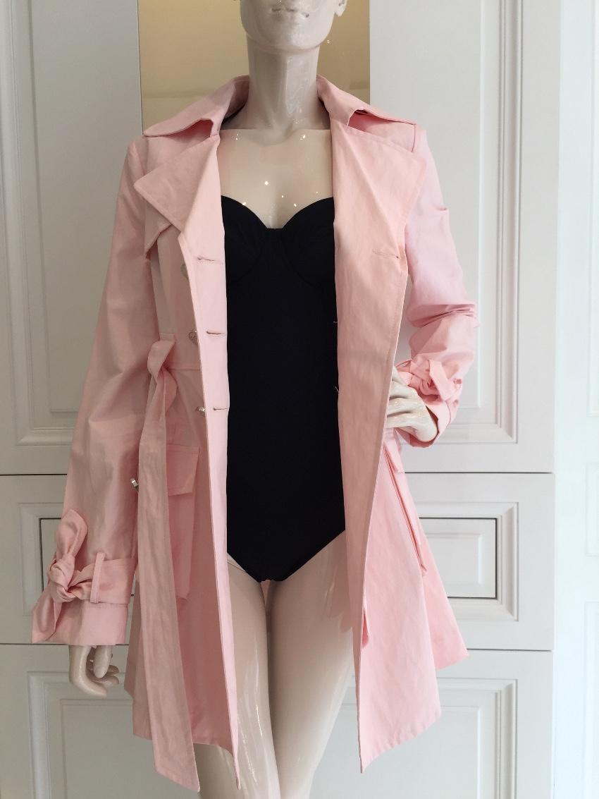 Blumarine Pink Trench Coat