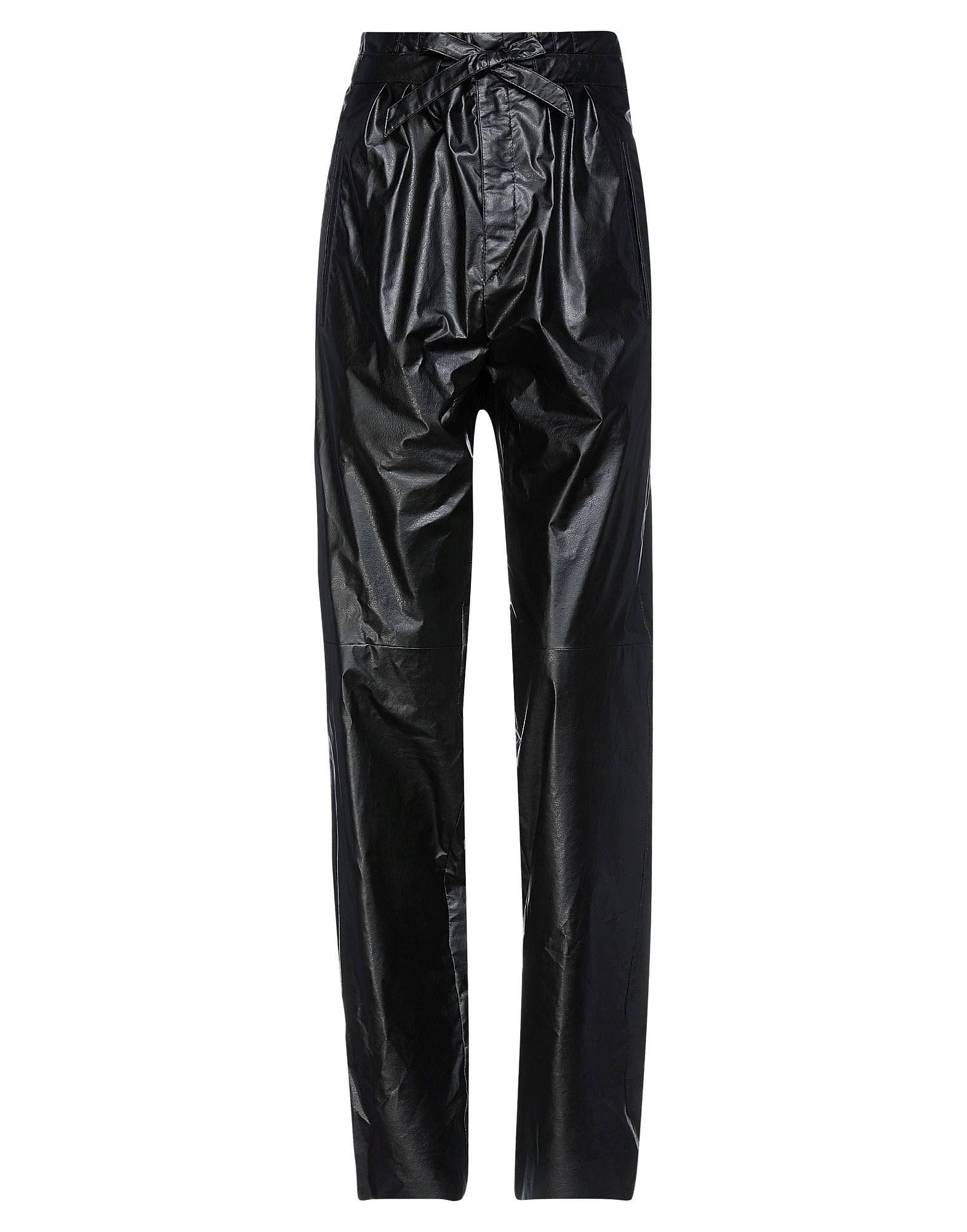 Isabel Marant Coated Black Fabric Pants