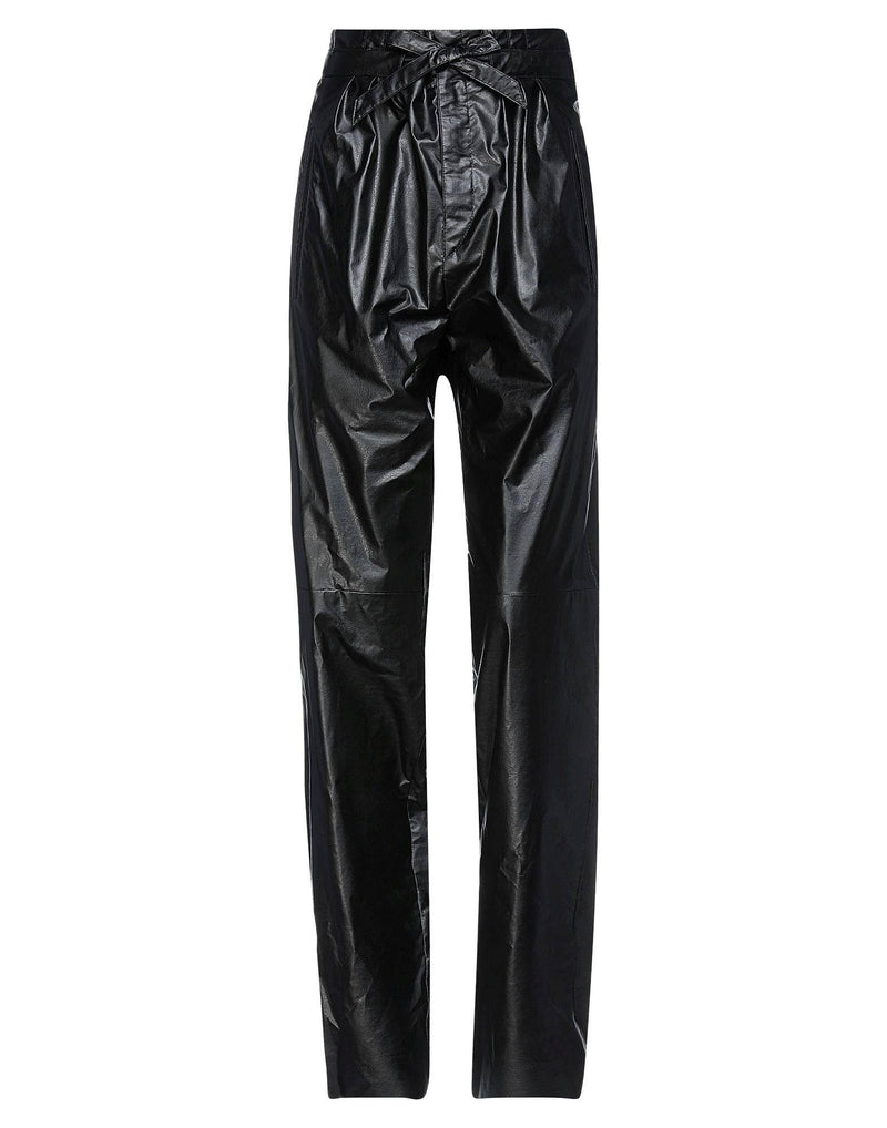 Isabel Marant Coated Black Fabric Pants