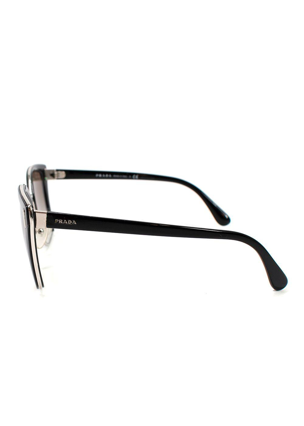 Prada Black Cat-eye Sunglasses