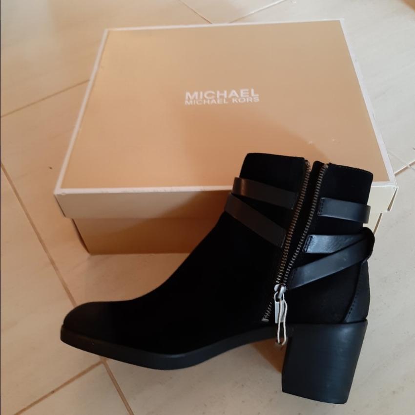 Michael Michael Kors black ankle boots