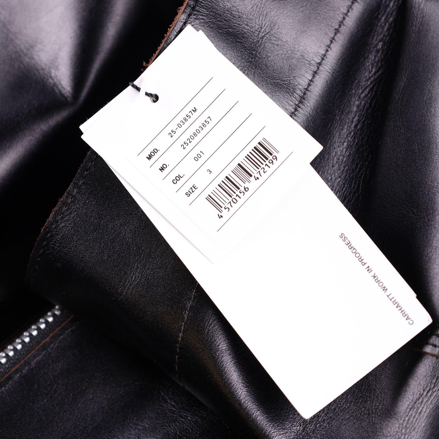 Sacai X Carhartt Wip Cotton Corduroy-Trimmed Leather Jacket