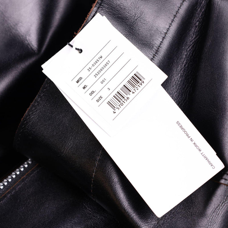 Sacai X Carhartt Wip Cotton Corduroy-Trimmed Leather Jacket