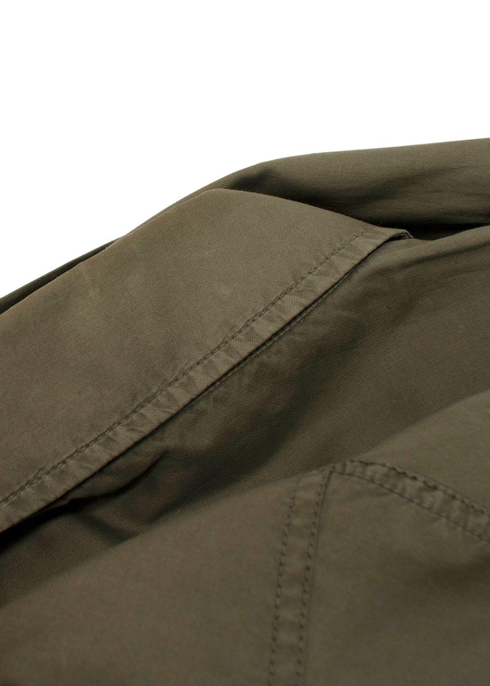 Brunello Cucinelli Khaki Cotton Button-down Shirt