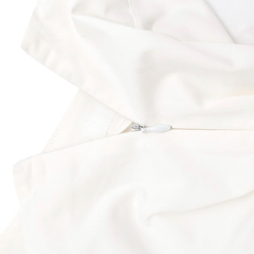 Escada Sport White Cropped Trousers