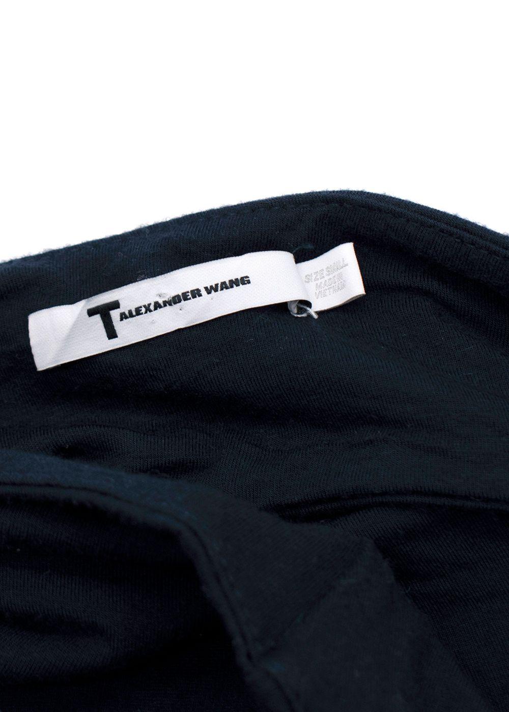 T By Alexander Wang Navy Strappy Midi Dress