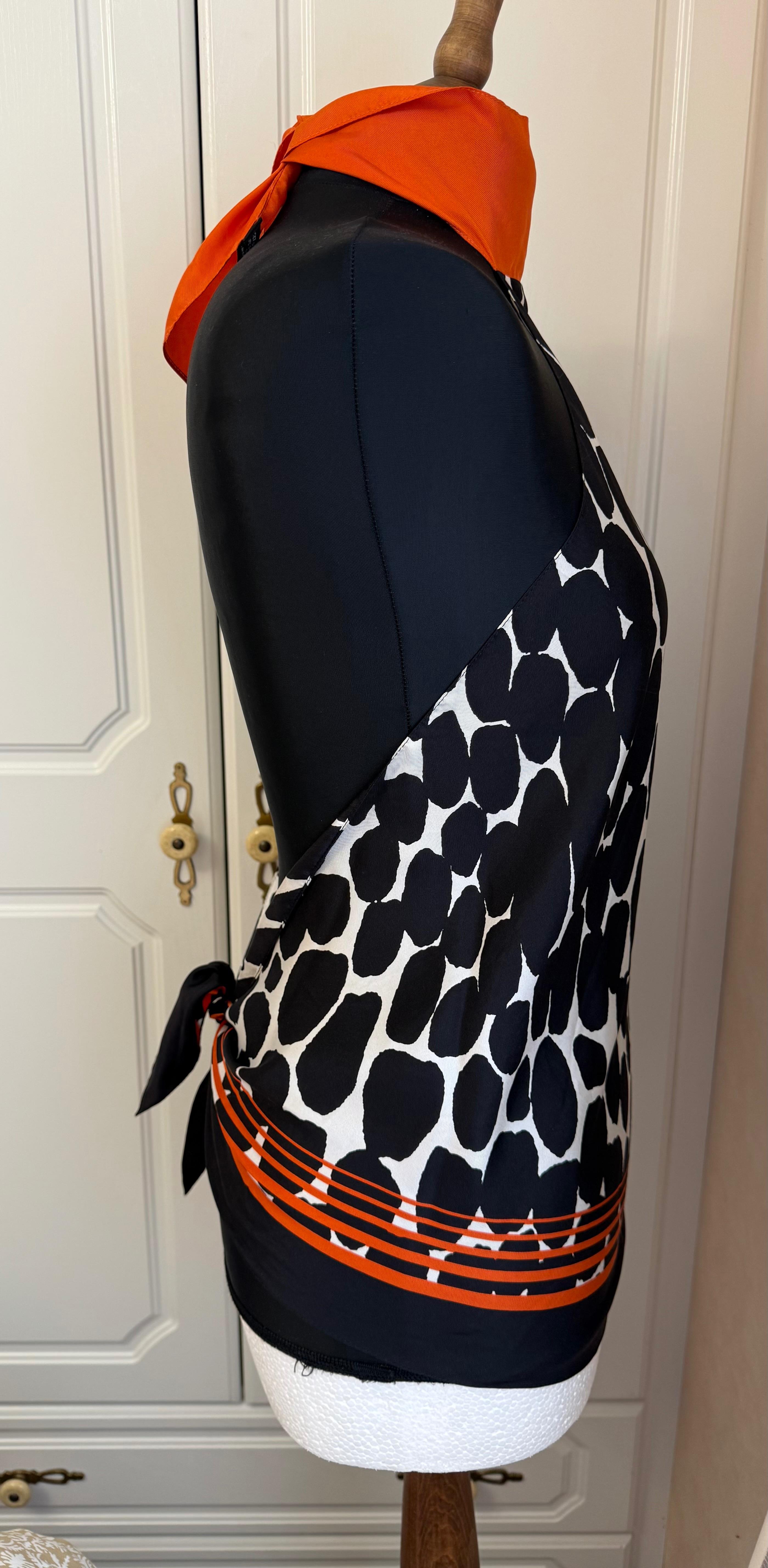 Gucci Printed Silk Halter Top