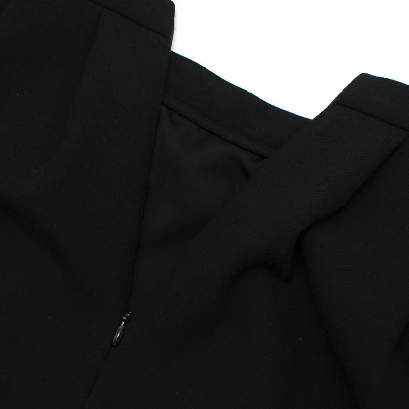 Raoul Black Knee Length Trapeze Skirt